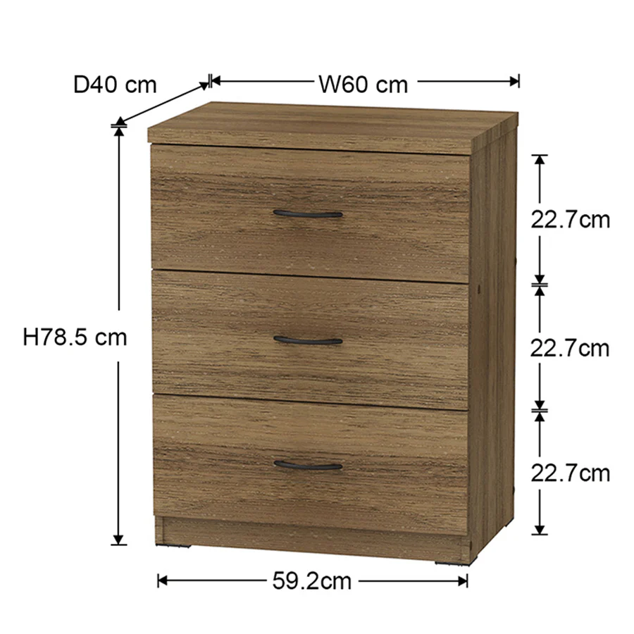 Selene Chest of 3 Drawer - Image 26