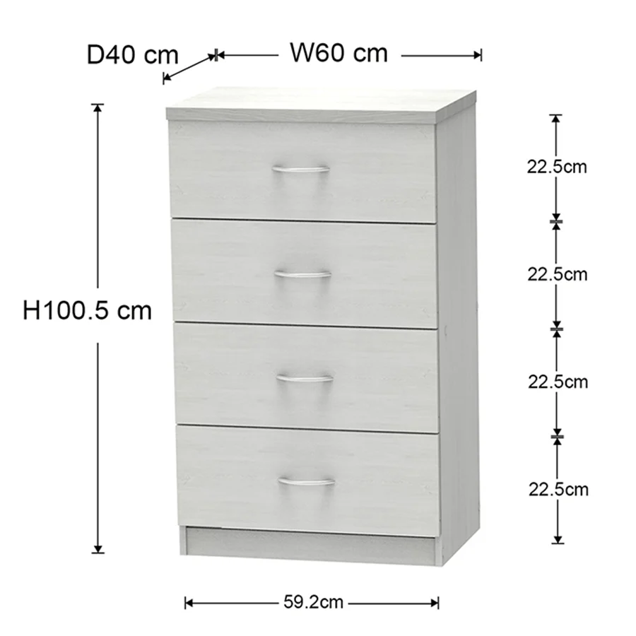 Selene Chest of 4 Drawer - Image 13