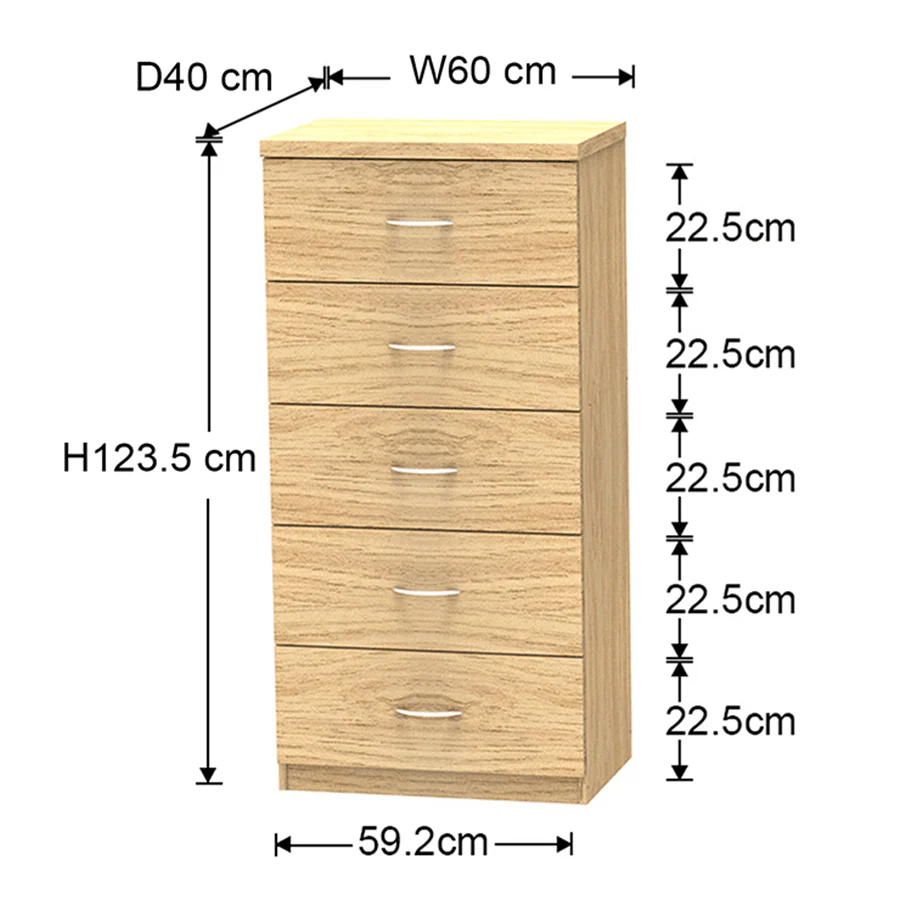 Selene Chest of 5 Drawer - Image 25
