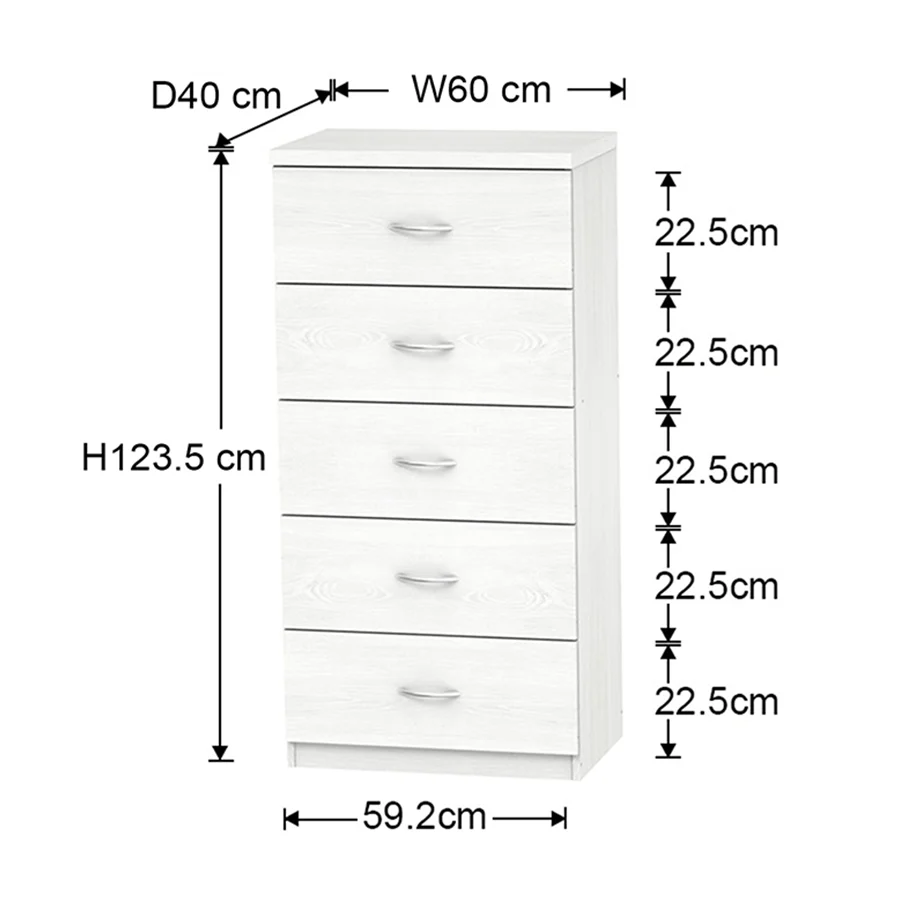 Selene Chest of 5 Drawer - Image 39