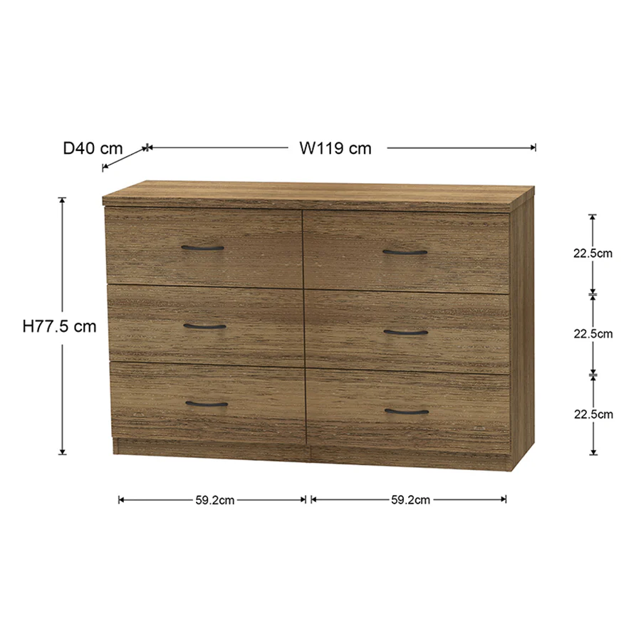 Selene Chest of 6 Drawer - Image 28