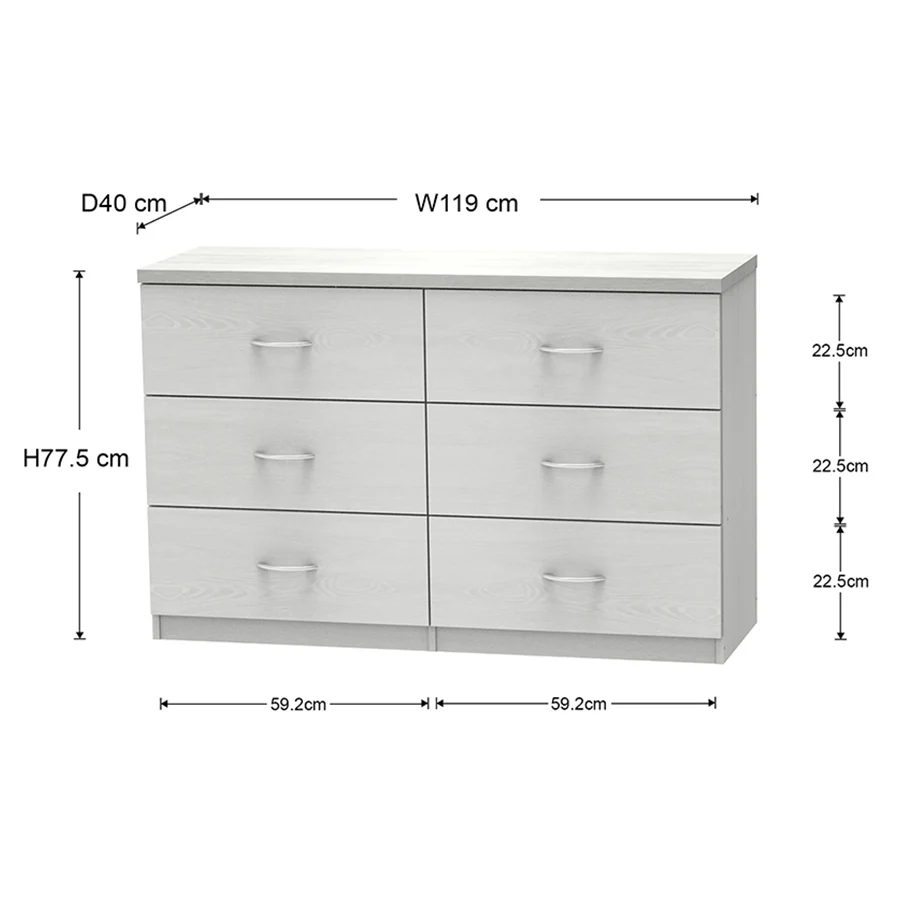Selene Chest of 6 Drawer - Image 41