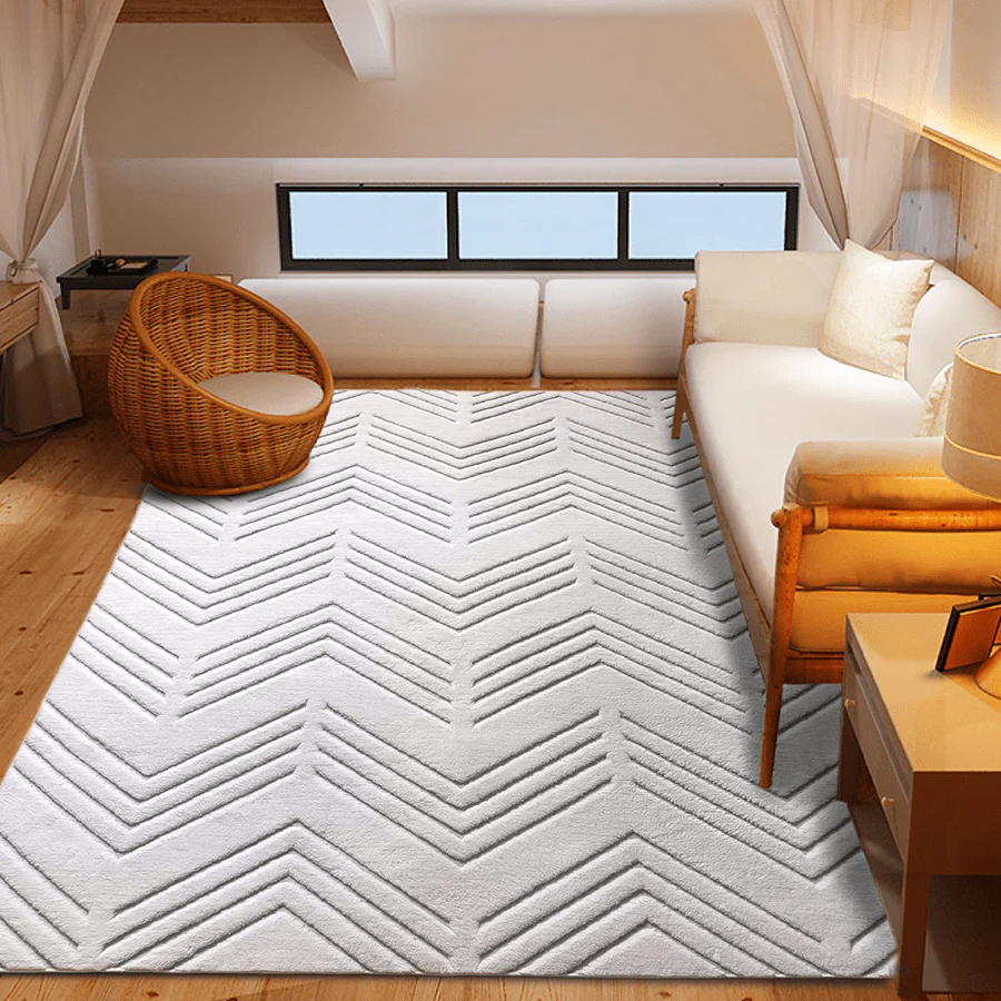 Seli Chevron High-low Rug - Image 3