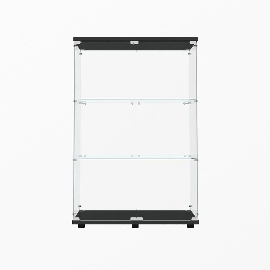 Serris 3 Tier 2 Door Glass Cabinet - Image 5