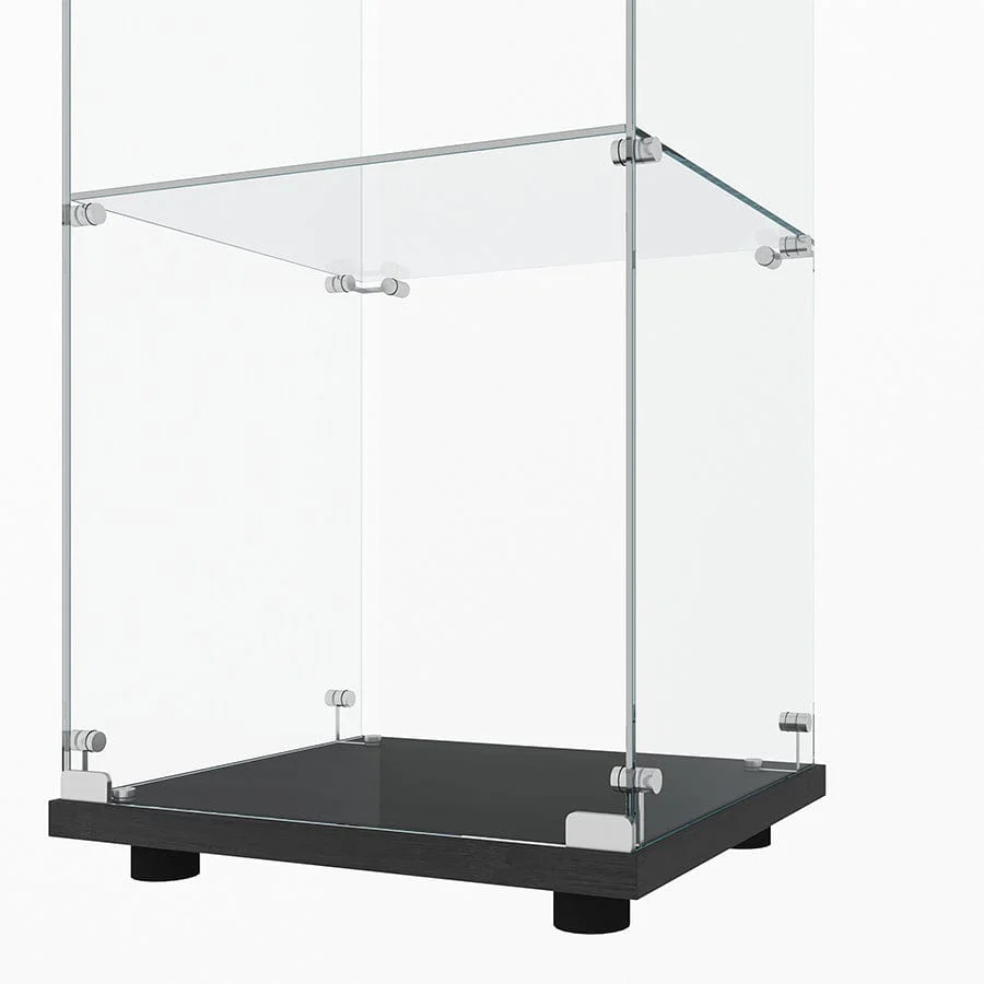 Serris 4 Tier 1 Door Glass Cabinet - Image 9