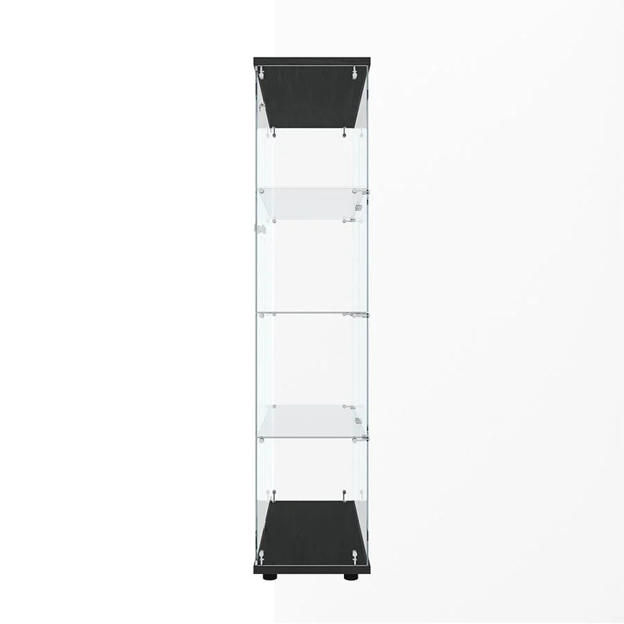 Serris 4 Tier 2 Door Glass Cabinet - Image 11