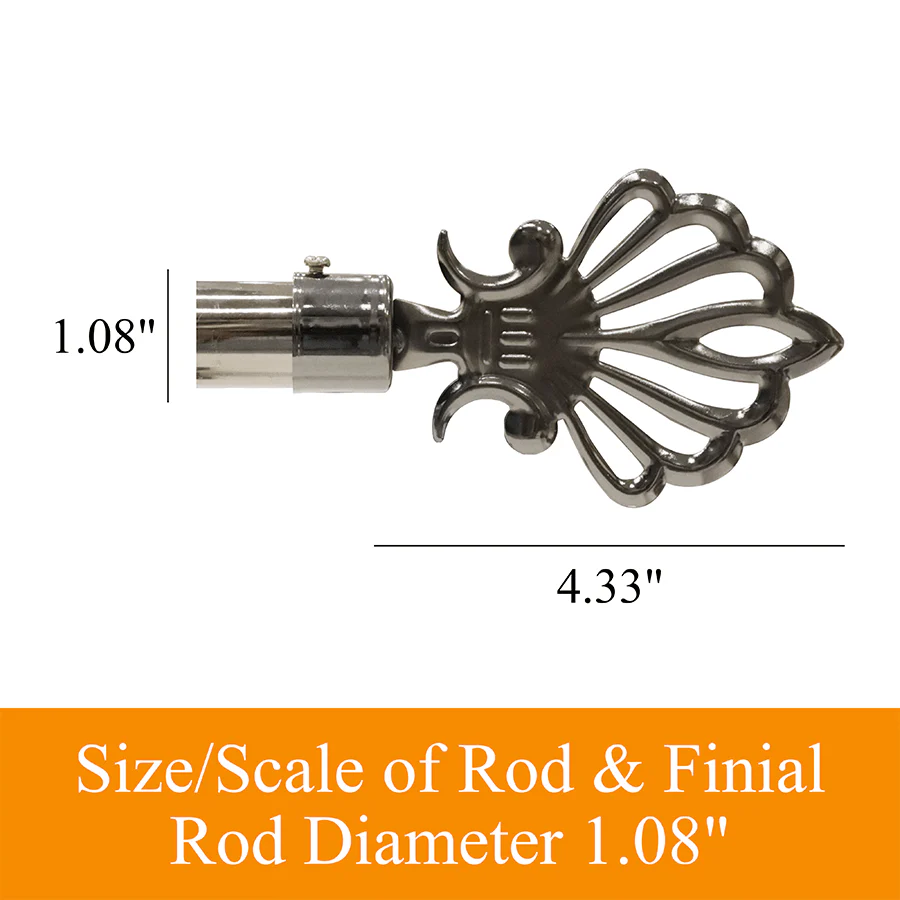 Sheela Double Curtain Rod Set - Image 16