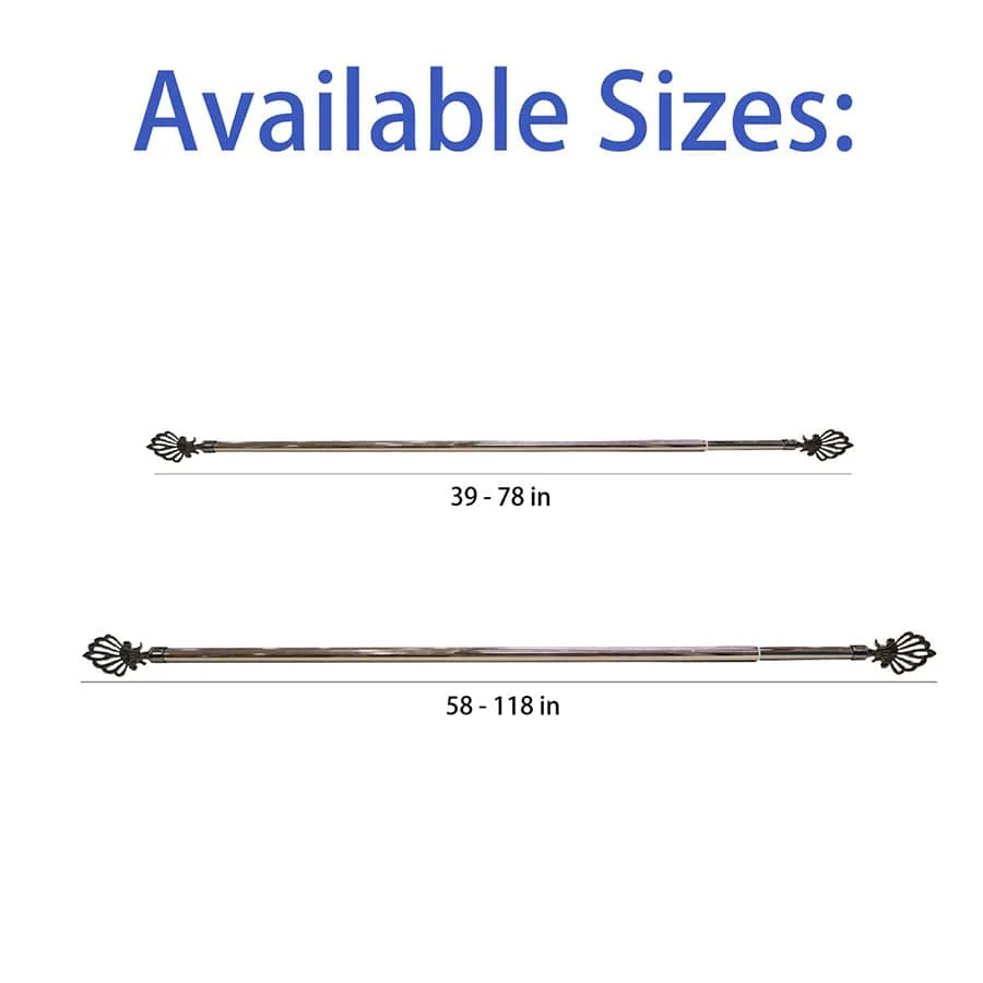 Sheela Double Curtain Rod Set - Image 21