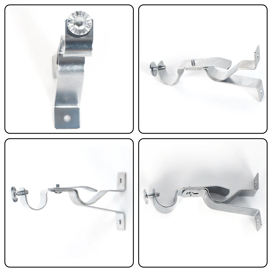 Shiny Silver Double Bracket 28 mm Per Pc - Image 5