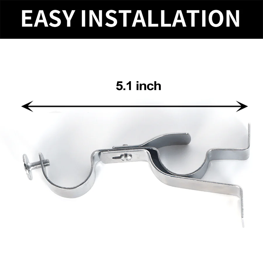 Shiny Silver Double Bracket 28 mm Per Pc - Image 6