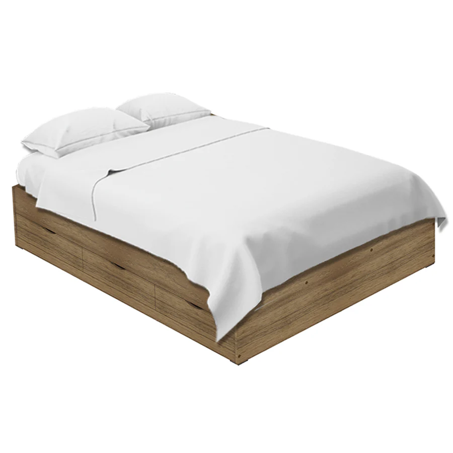 Siesta Walnut with 6 Drawers Bed - Image 3