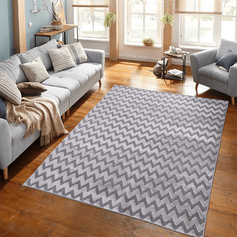 Sigal Two-toned Faux Fur Rug - Image 2