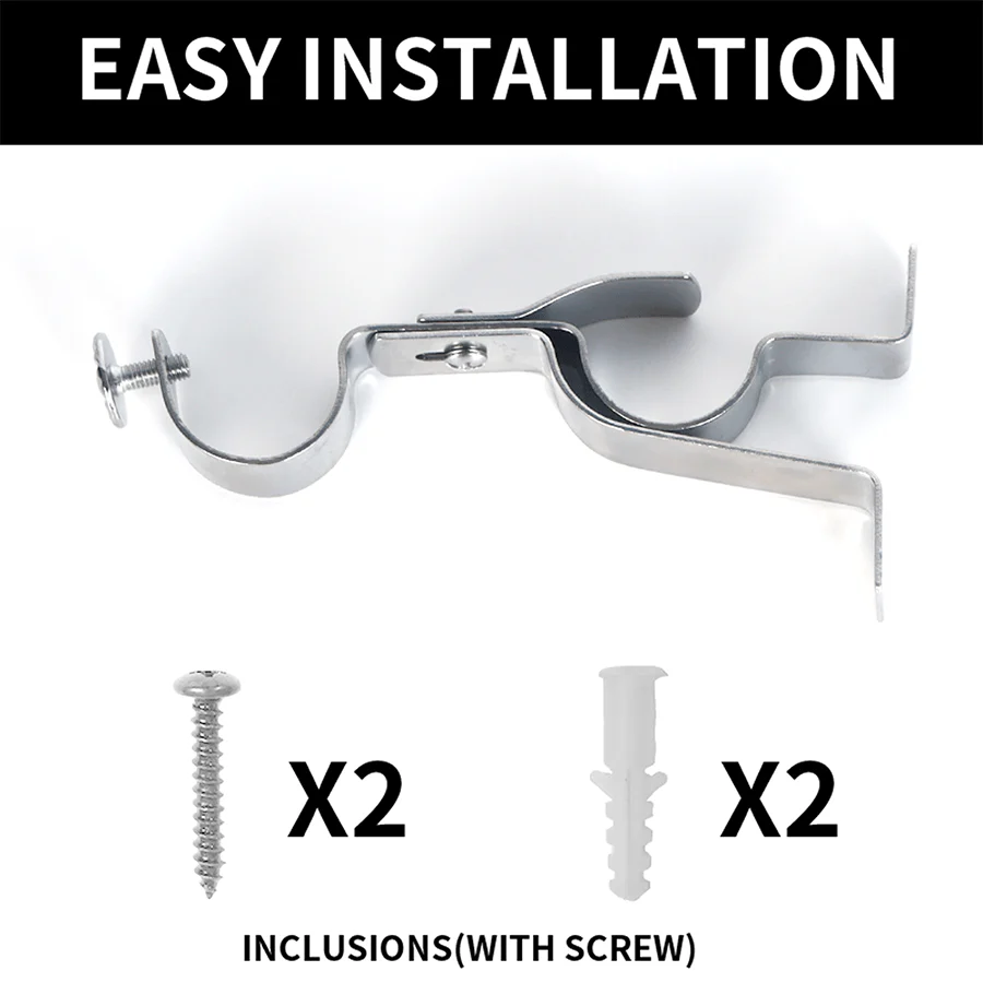 Silver Double Bracket 22mm Per Pc - Image 7