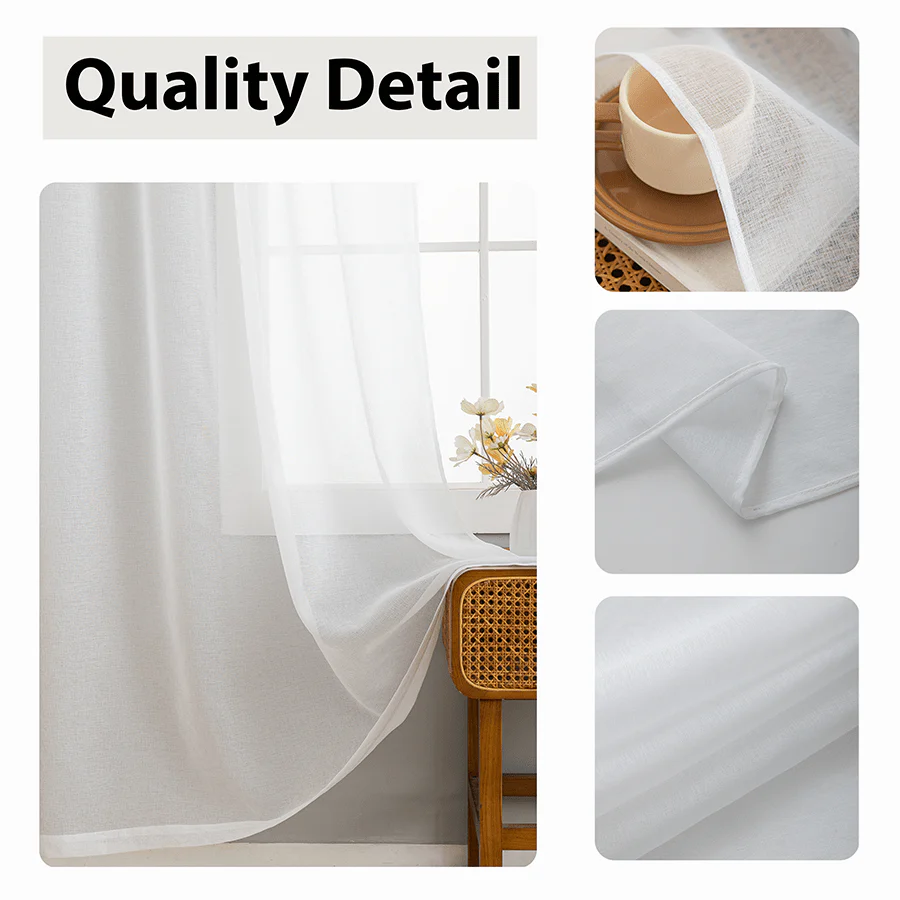 Sima Sheer Set of 2 Curtain - Image 8
