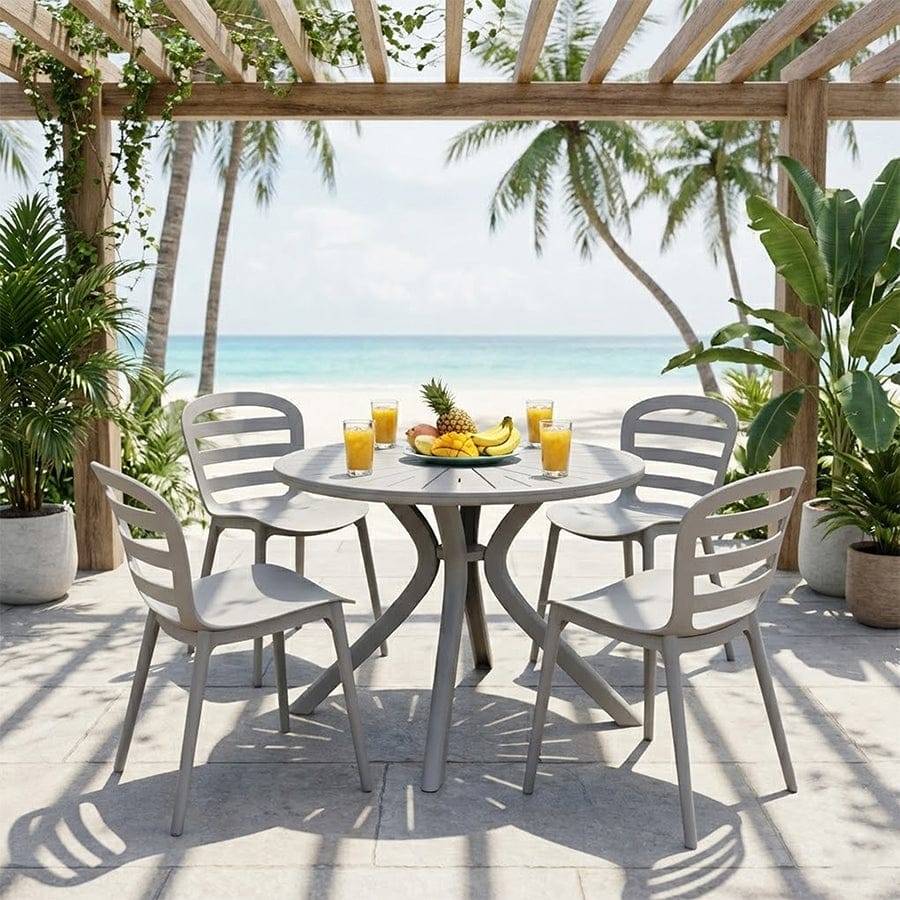 Solaria 4 Seater Outdoor Dining Set - Image 3