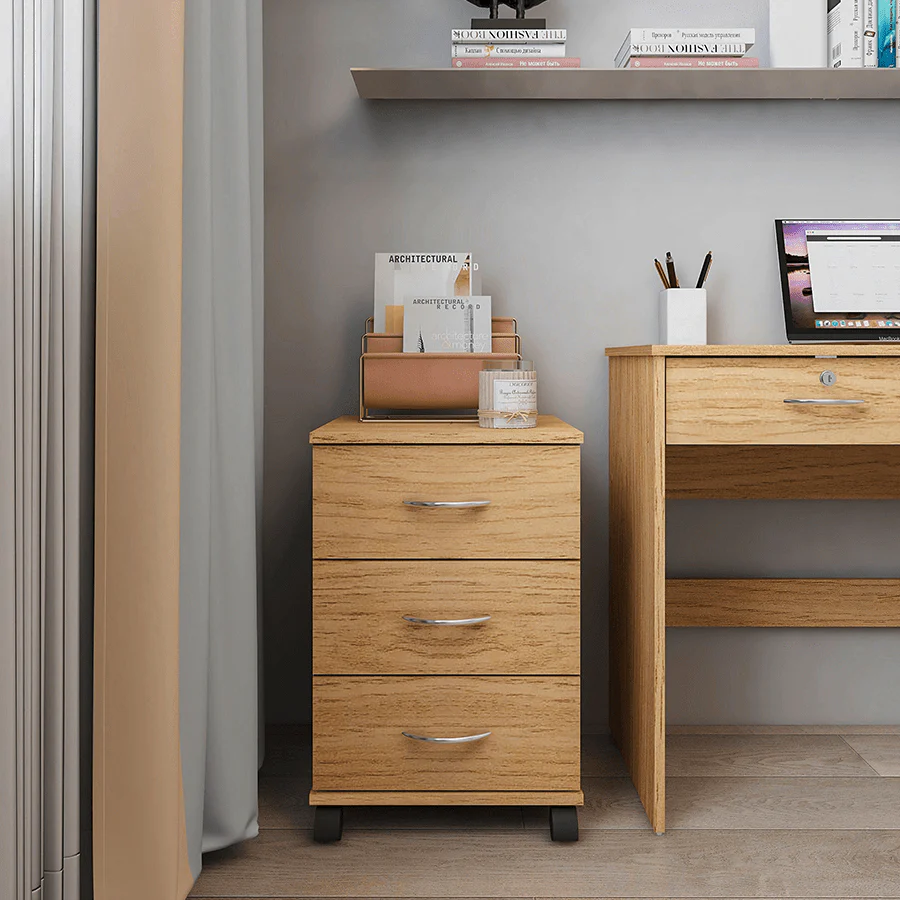 Starki 3 Drawer Mobile Cabinet - Image 30