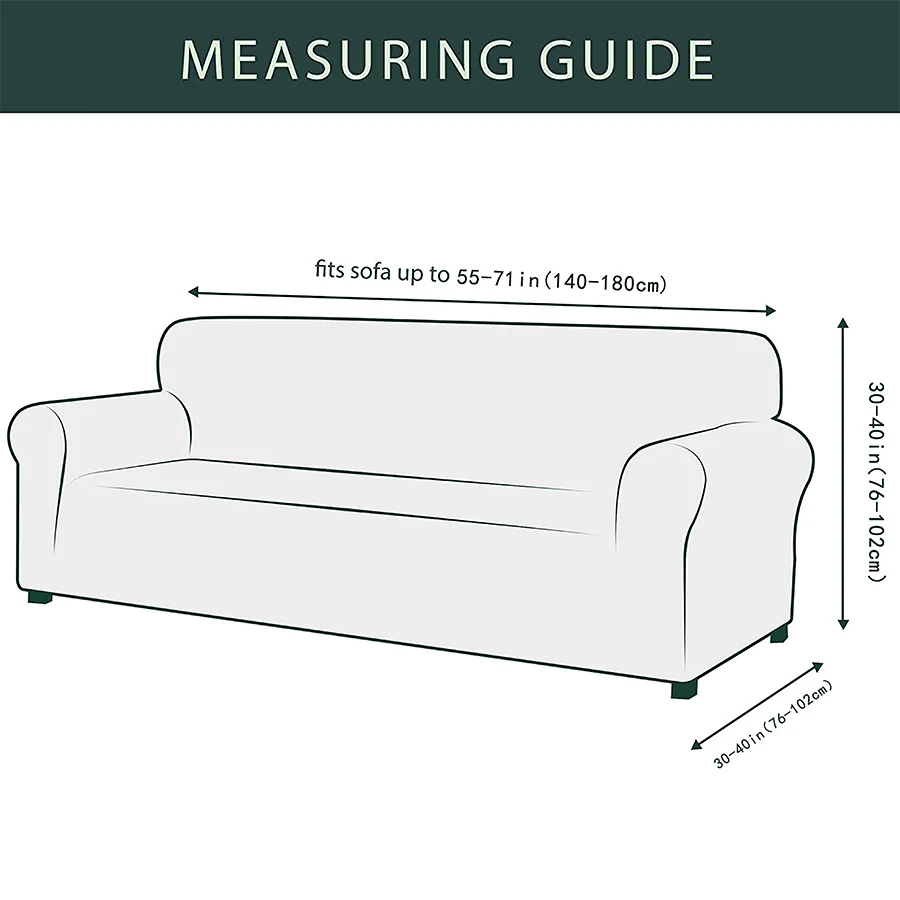 Stretchable Sofa Protector Taupe - Image 7
