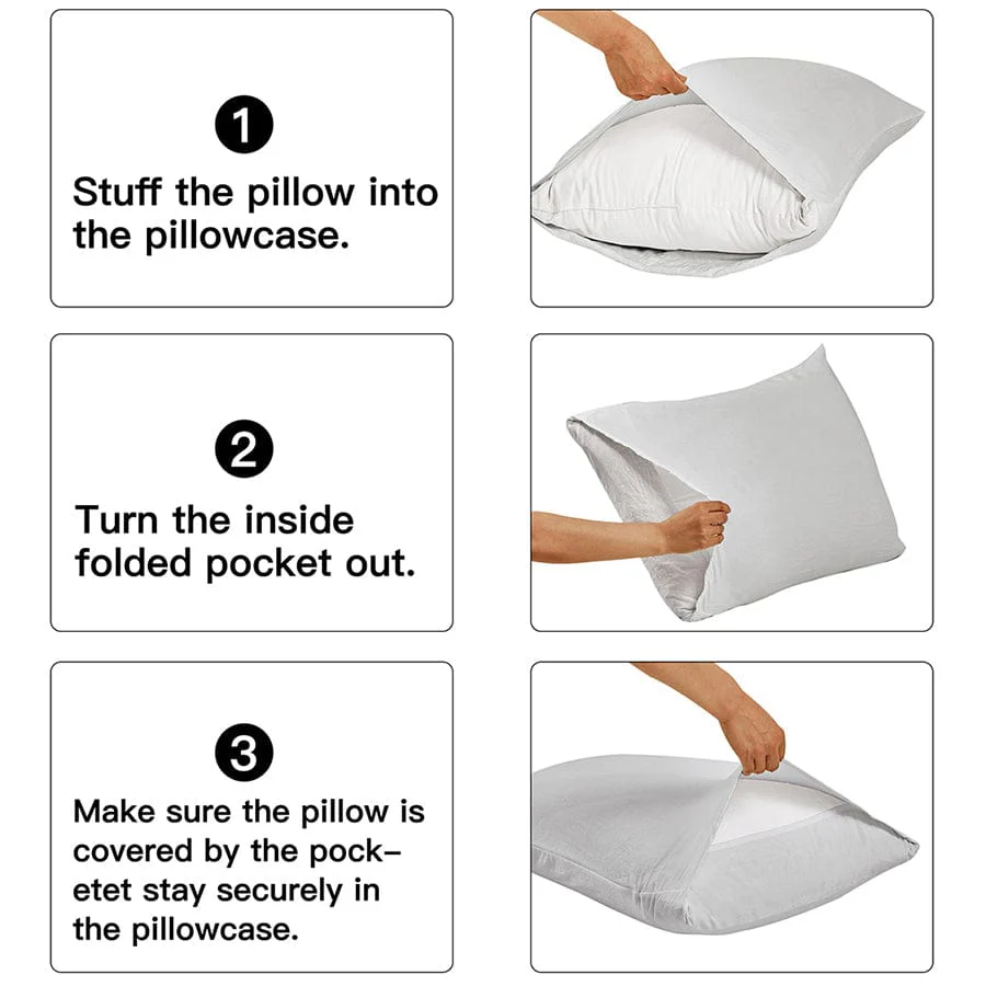 Super Soft Cloud Gray 4pc Sheet Set - Image 12