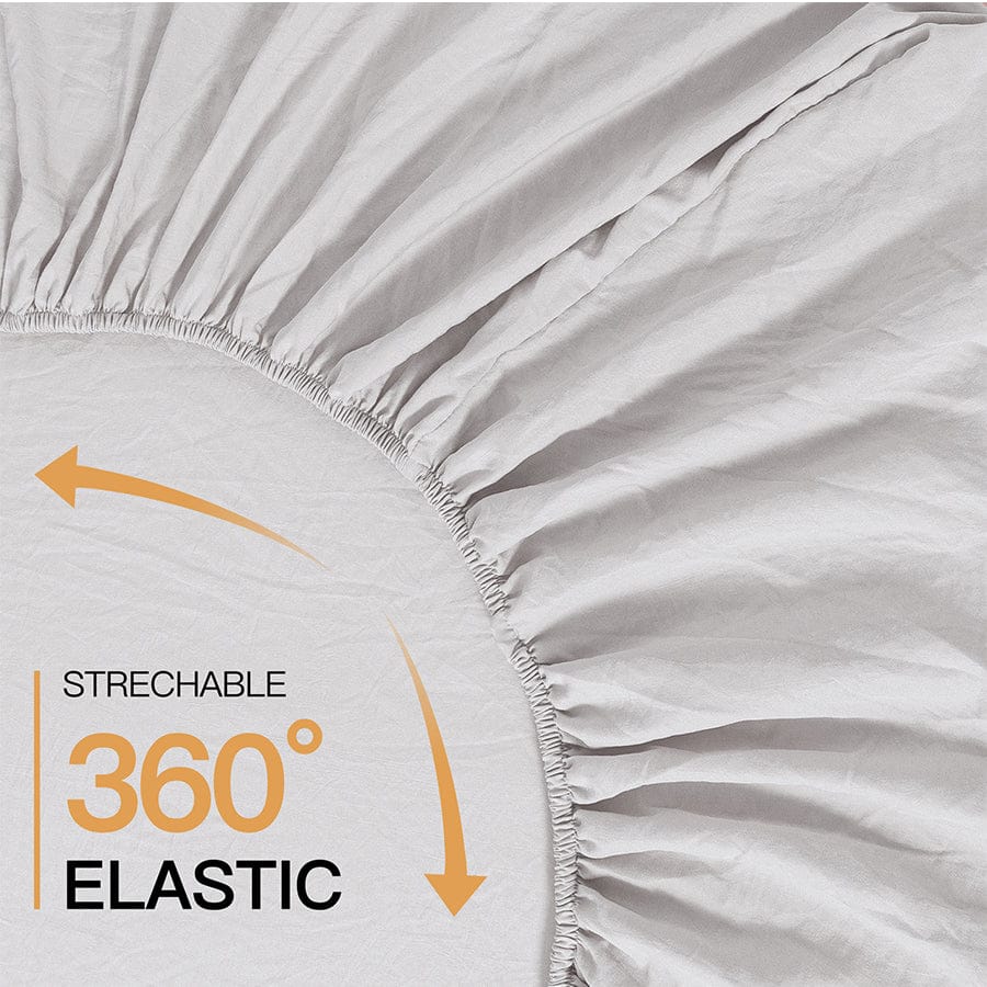 Super Soft Cloud Gray Bed In A Bag - Image 12