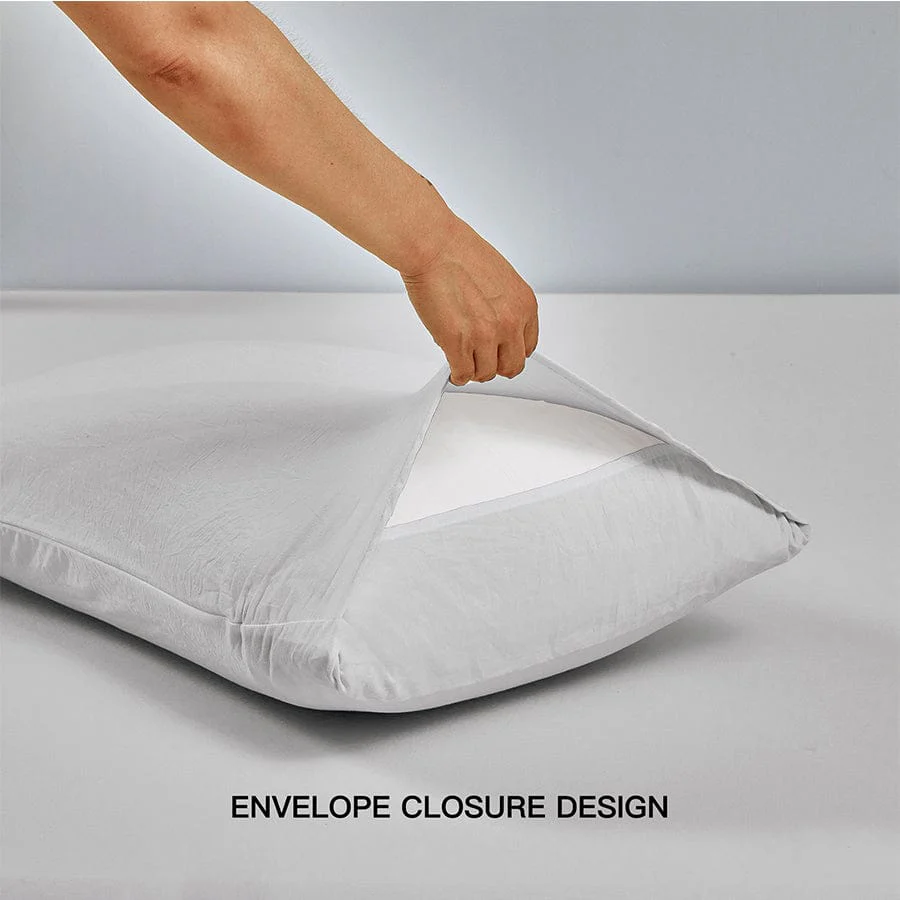 Super Soft Cloud Gray Pillowcases - Image 4