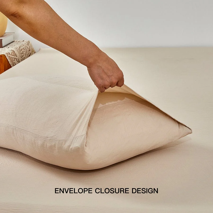 Super Soft Oat 4pc Flat Sheet Set - Image 11