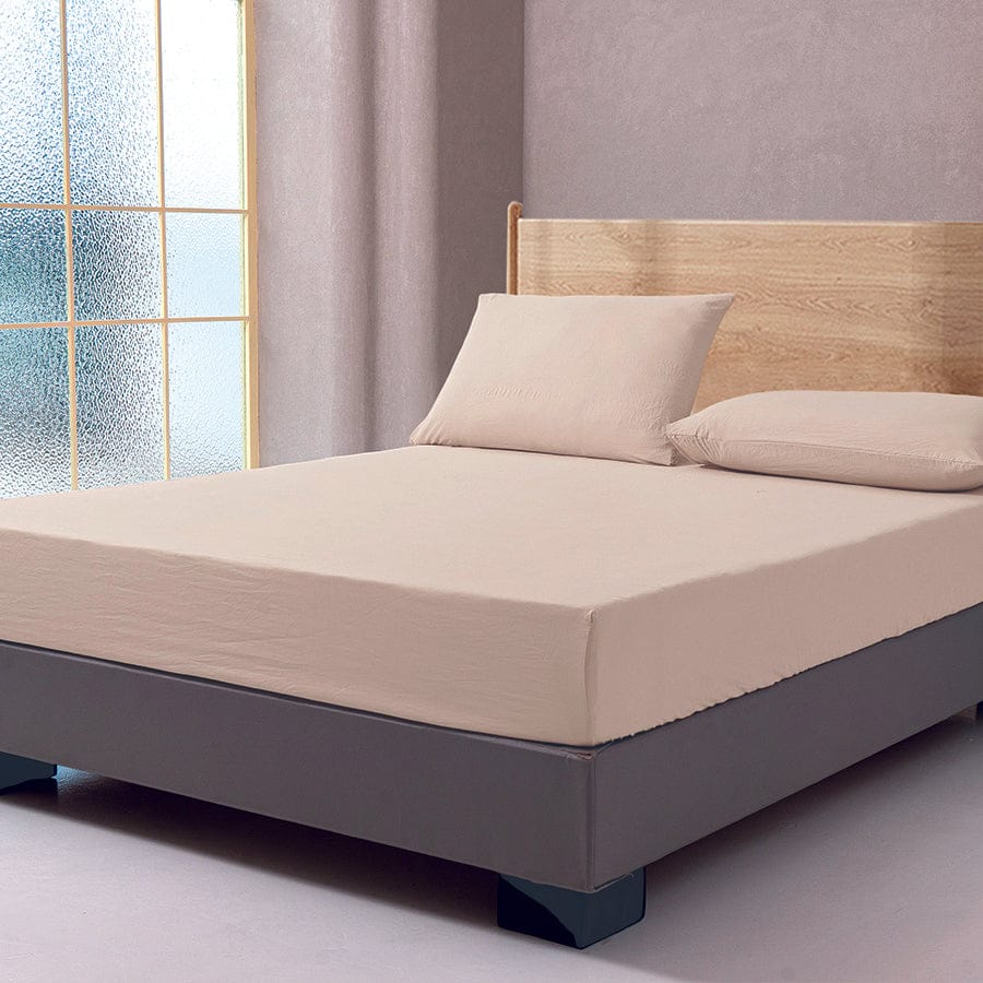 Super Soft Oat 4pc Flat Sheet Set - Image 3