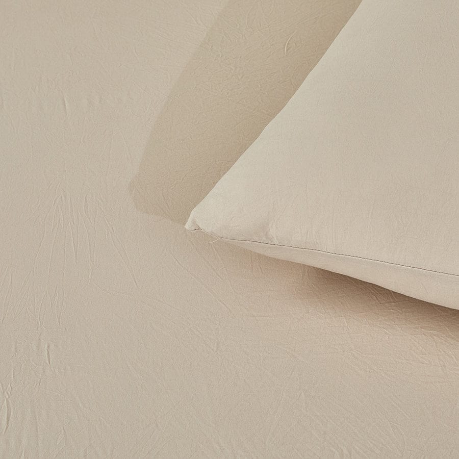 Super Soft Oat 4pc Flat Sheet Set - Image 9