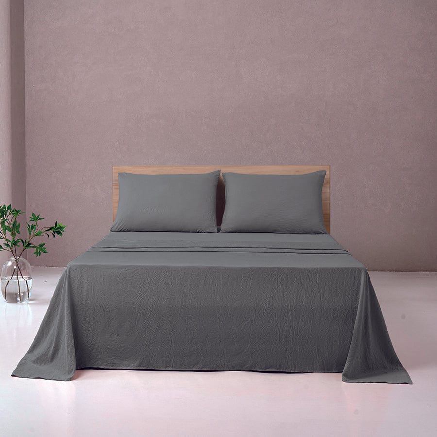 Super Soft Pewter 4pc Sheet Set - Image 3