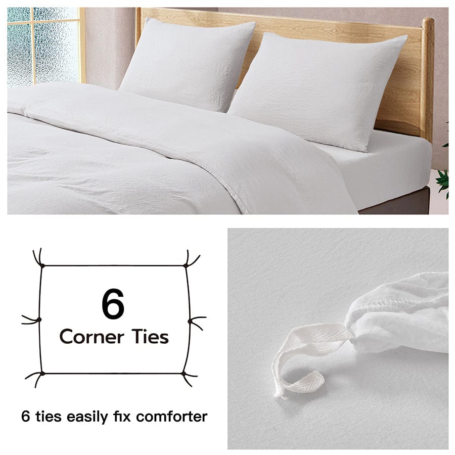 Super Soft Cloud Gray Duvet Cover - Image 5