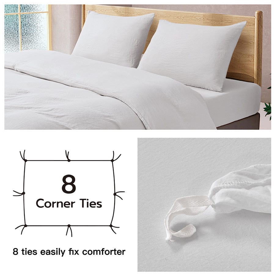 Super Soft Cloud Gray Duvet Cover - Image 7