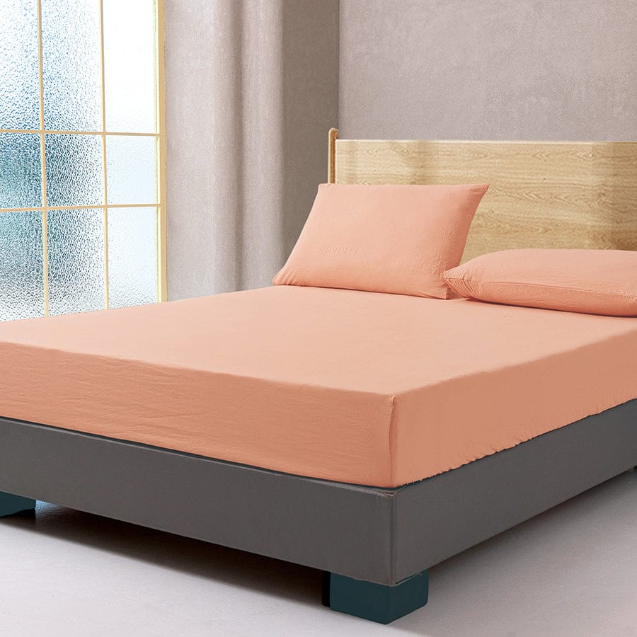 Super Soft Pink Sand Fitted Sheet - Image 2