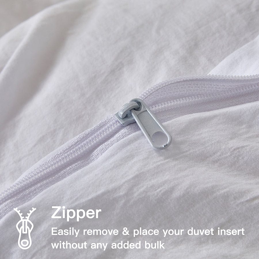 Super Soft White Duvet Cover - Image 3