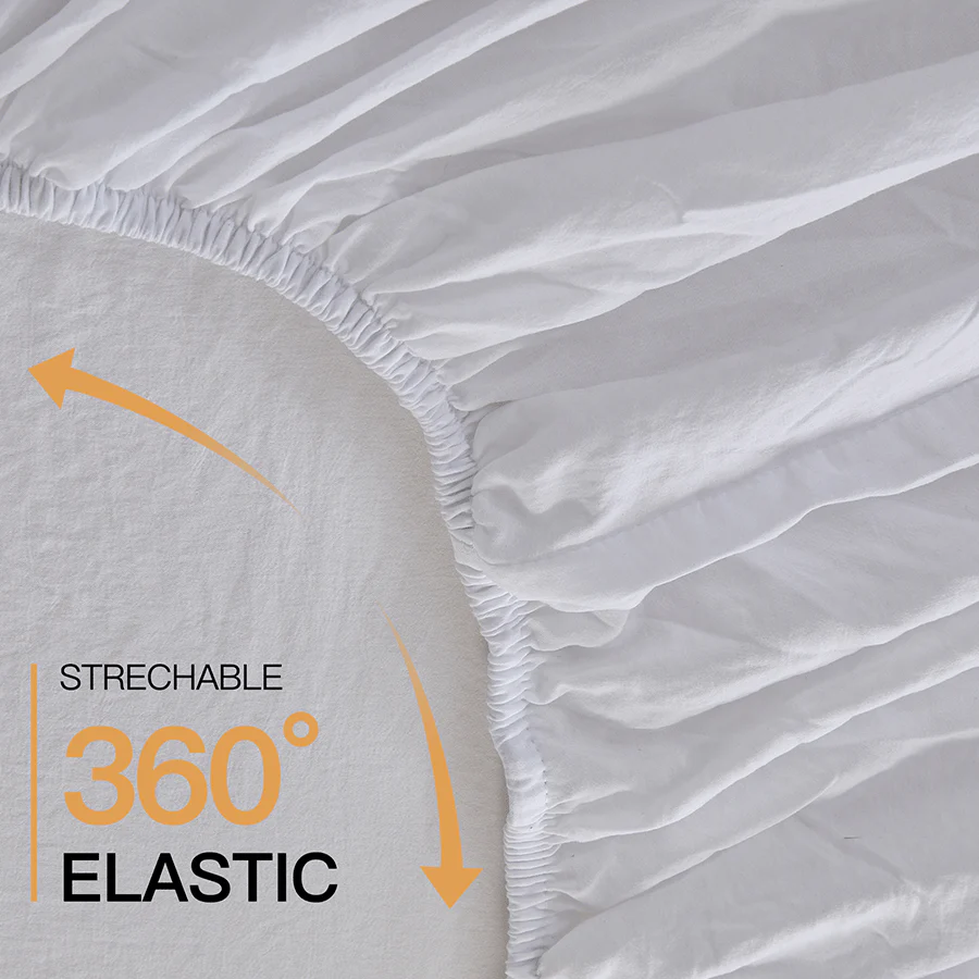 Super Soft White Fitted Sheet - Image 5