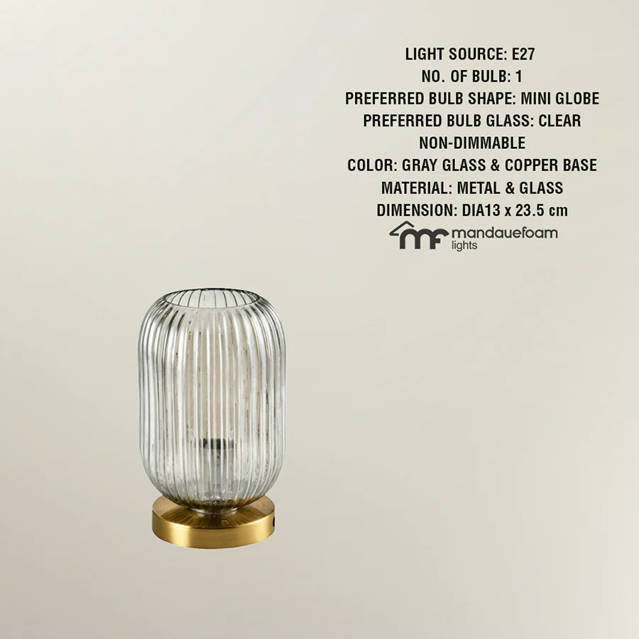 Talya Mini Glass Table Lamp - Image 3