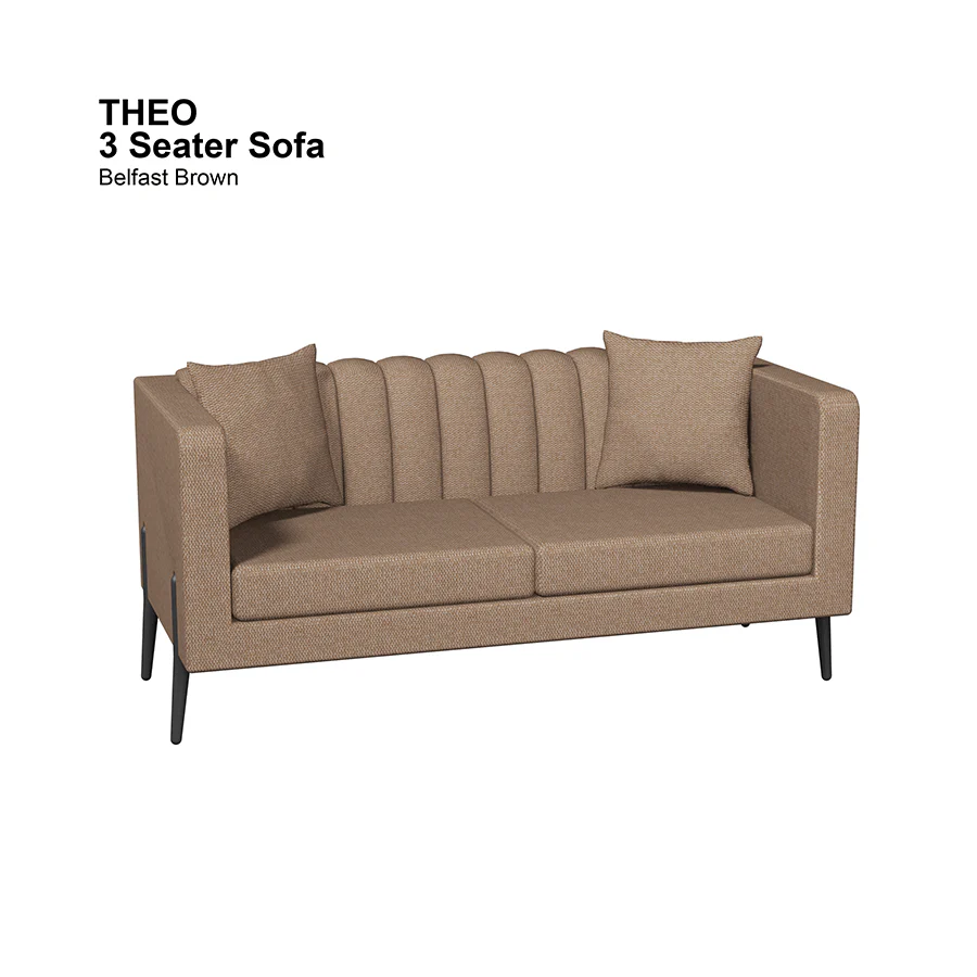 Theo 3 Seater Sofa - Image 9