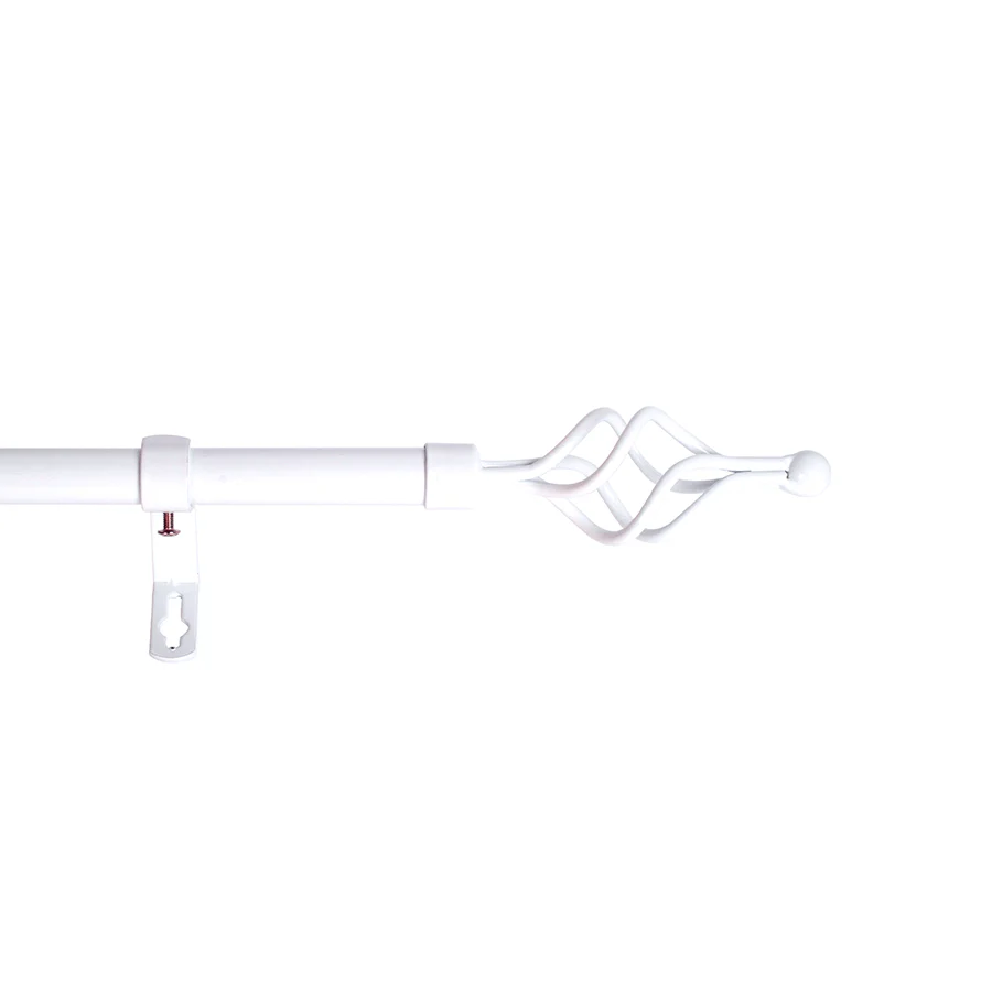 Thia Heavy-duty White Curtain Rod
