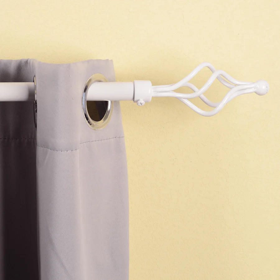 Thia Heavy-duty White Curtain Rod - Image 2