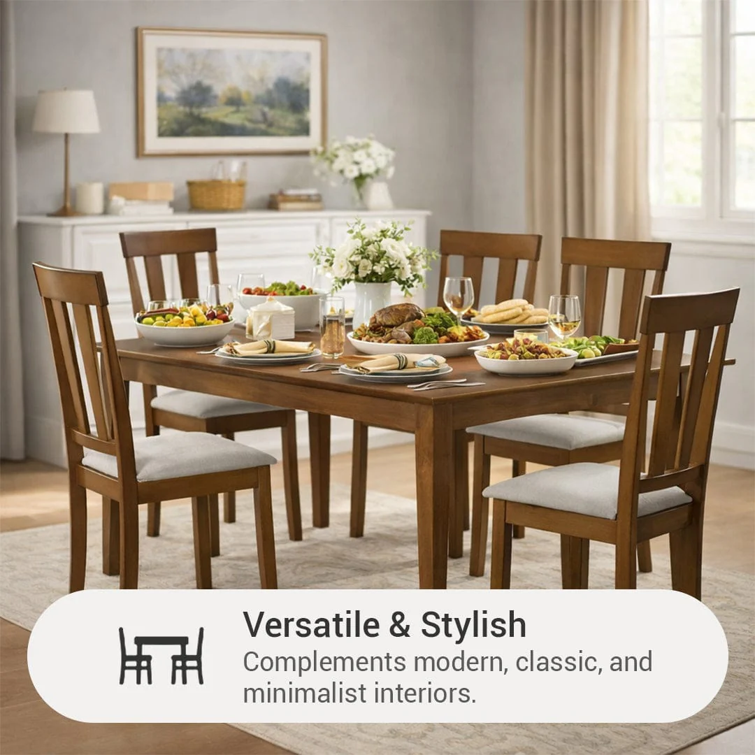 Thiago + Daphne 6 Seater Dining Set - Image 4