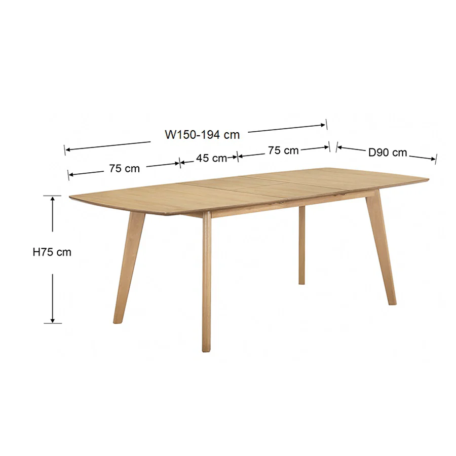 Torin 150-194 Butterfly Extension Table - Image 20