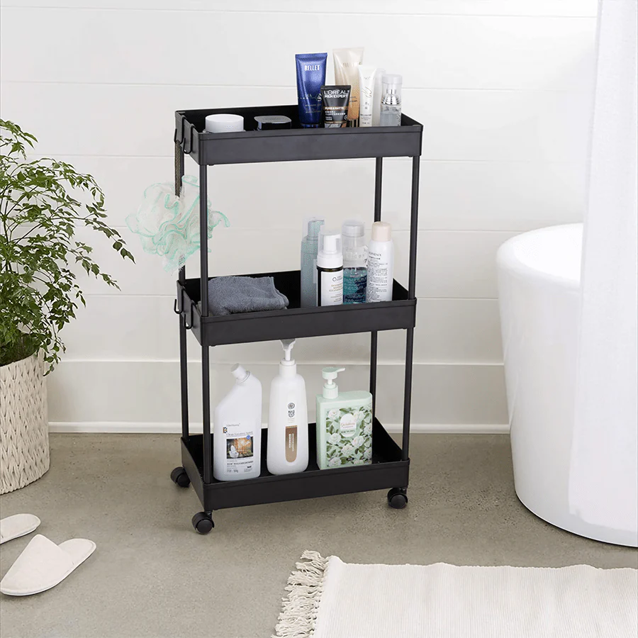 Tory 3 Tier Plastic Trolley - Image 2