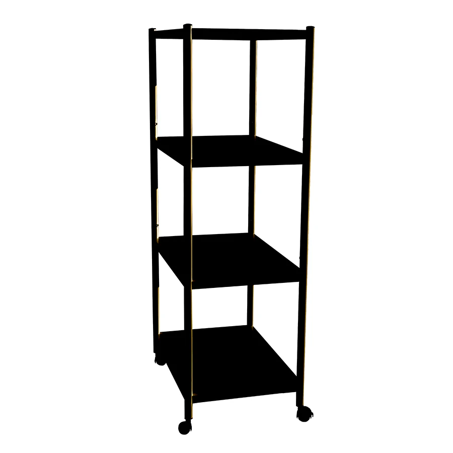 Trion 4 Tier Shelving Rack with Wheels - Image 13