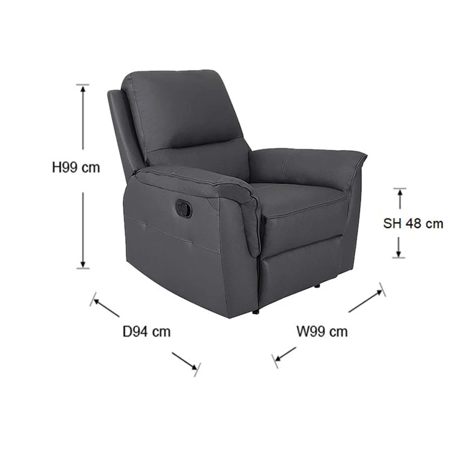 Vanessa 1 Seater Recliner Sofa - Image 12