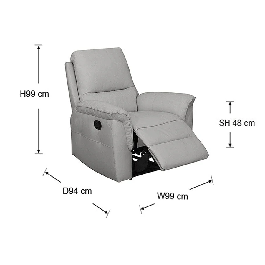 Vanessa 1 Seater Recliner Sofa - Image 24