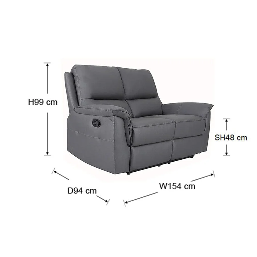 Vanessa 2 Seater Recliner Sofa - Image 10