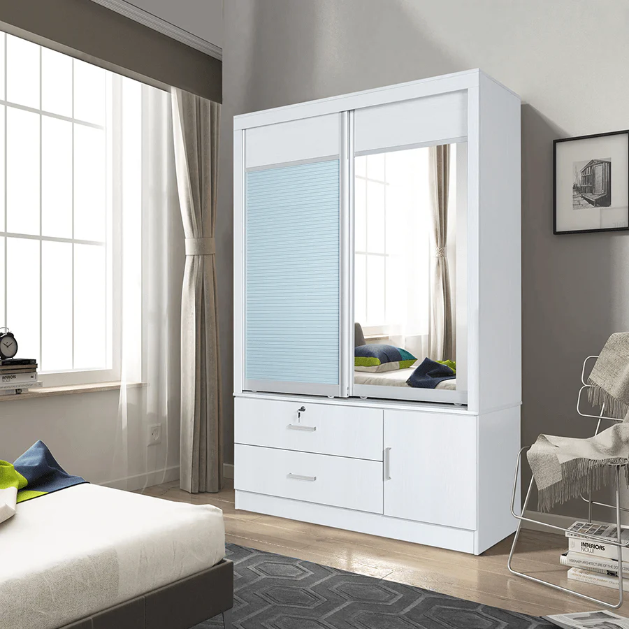 Vania 120 cm Sliding Wardrobe - Image 24