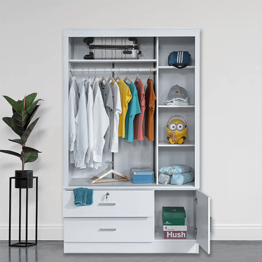 Vania 120 cm Sliding Wardrobe - Image 26