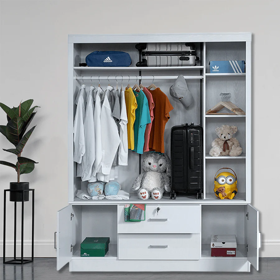 Vania 147 cm Sliding Wardrobe - Image 14