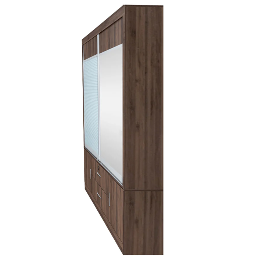 Vania 147 cm Sliding Wardrobe - Image 9