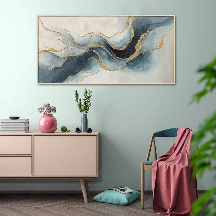 Wenke Canvas Wall Art with PS Frame 140x70cm - Image 2