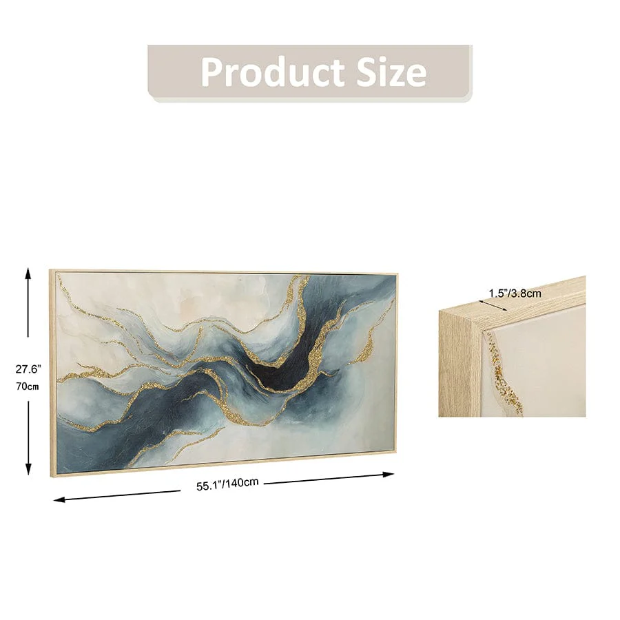 Wenke Canvas Wall Art with PS Frame 140x70cm - Image 4